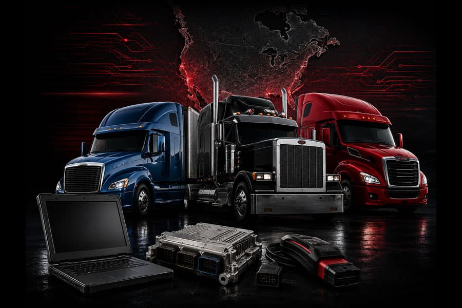 Truck catalog — browse by manufacturer and category