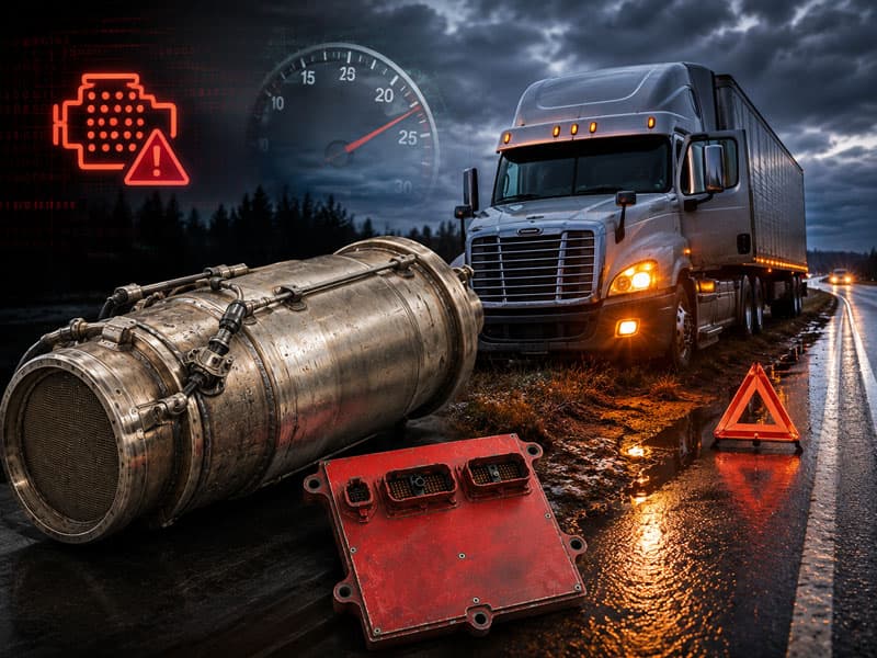 DPF deletion and aftertreatment solutions service illustration